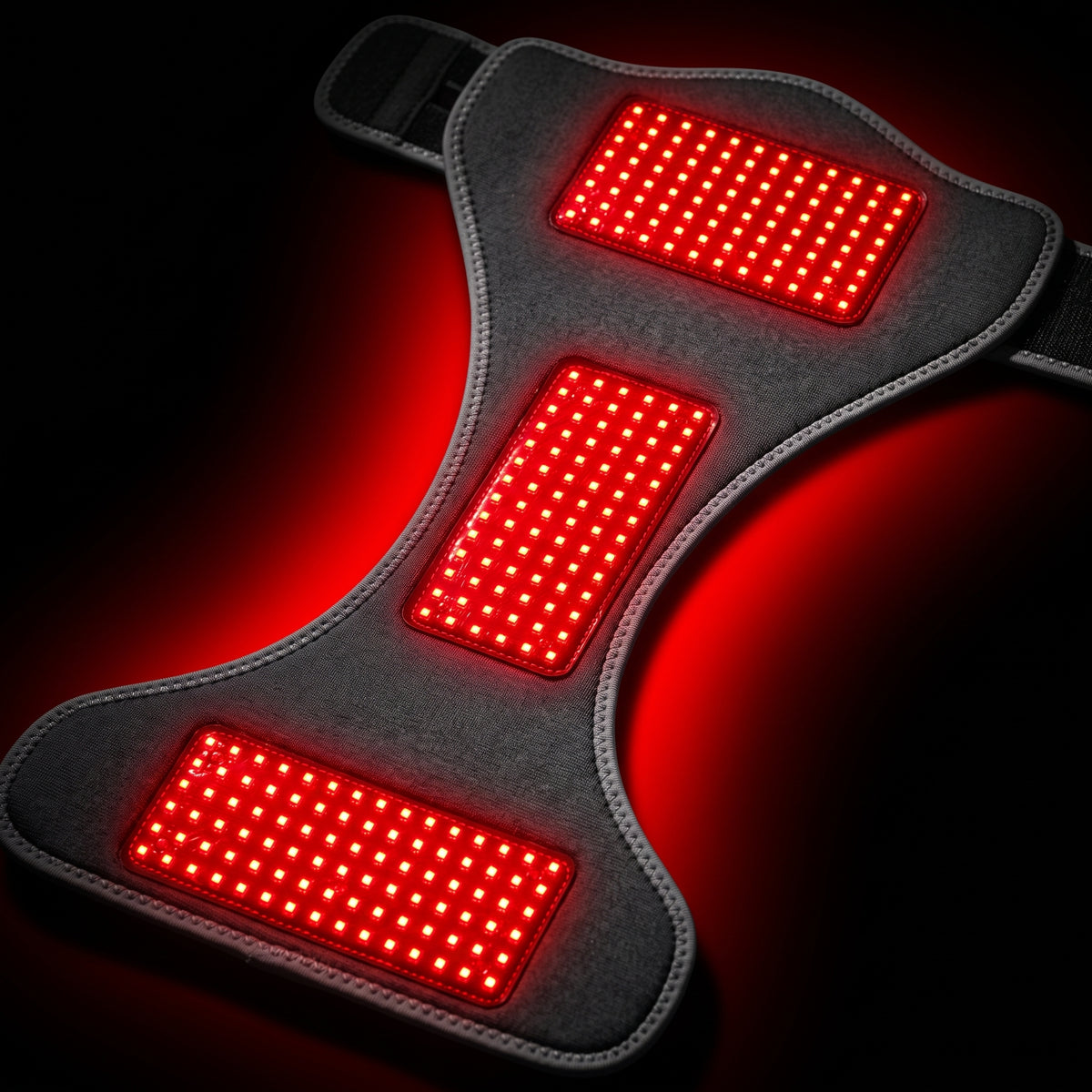 Lunaarelief lumière rouge 660nm — panneau LED allumé